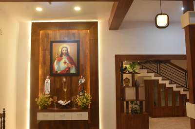 Prayer Room, Lighting, Storage Designs by Electric Works ENSEMBLE  ELECTRIC , Ernakulam | Kolo