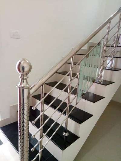 Staircase Designs by Civil Engineer Ratheesh SR, Thiruvananthapuram | Kolo