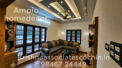 Ceiling, Furniture, Lighting, Living, Table Designs by Interior Designer Krishna Associates Ampio homedecor , Ernakulam | Kolo