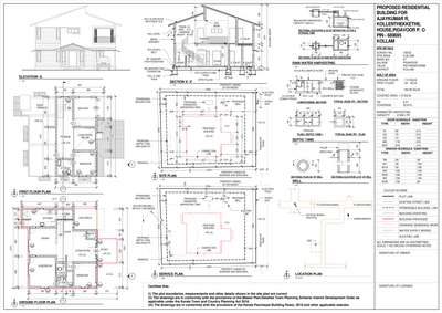 Plans Designs by 3D & CAD Anju K, Pathanamthitta | Kolo