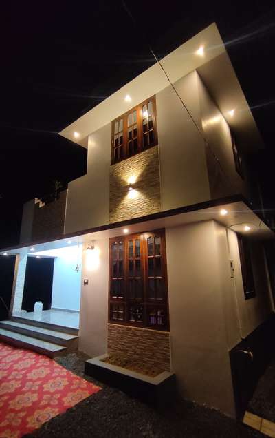Exterior, Lighting Designs by Civil Engineer Jijo George, Alappuzha | Kolo