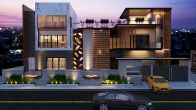 Exterior Designs by Architect Jeev Anand, Faridabad | Kolo