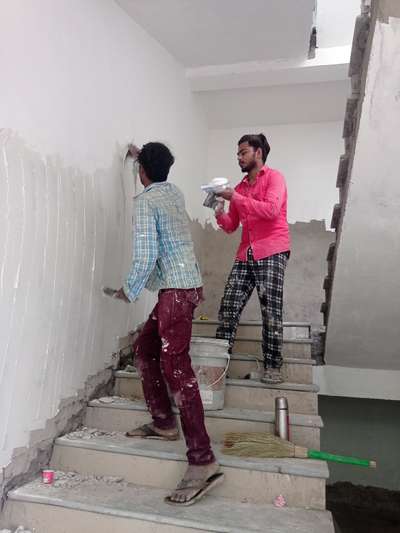 Staircase, Wall Designs by Painting Works Virend thakur Thakur, Ujjain | Kolo
