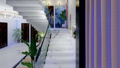 Staircase, Lighting Designs by Architect Vishal Gupta, Delhi | Kolo