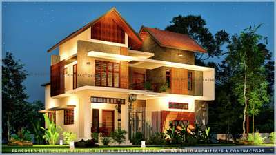 Exterior, Lighting Designs by Civil Engineer PRAJIN CHANDRAN , Palakkad | Kolo