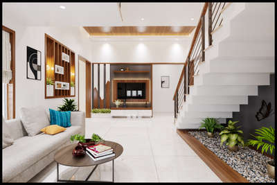 Furniture, Living, Table, Lighting, Staircase Designs by Interior Designer ABIMANYU M U, Thrissur | Kolo