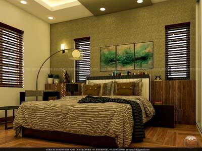 Bedroom, Furniture, Lighting Designs by Civil Engineer Arun Keeneri, Kasaragod | Kolo