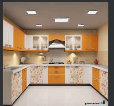 Kitchen, Lighting, Storage Designs by Interior Designer Amardeep Bhardwaj, Ghaziabad | Kolo