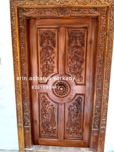 Door Designs by Carpenter srinivas acharya , Kasaragod | Kolo