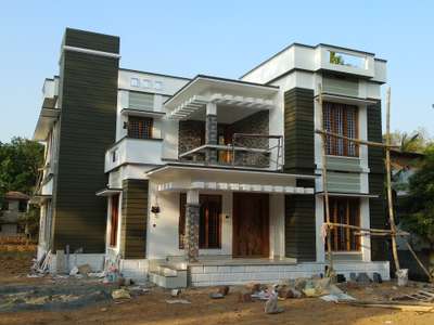 Exterior Designs by Civil Engineer Aneesh Thoppil, Palakkad | Kolo