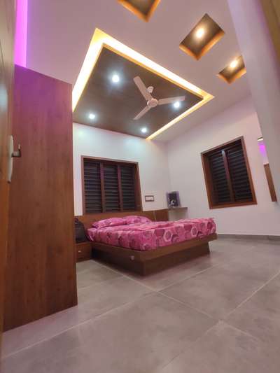 Ceiling, Furniture, Bedroom, Window, Storage Designs by Painting Works amal sochu, Kozhikode | Kolo