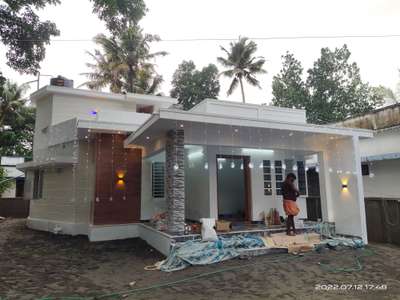 Exterior, Lighting Designs by Contractor Niyas Dreamline Builders, Thrissur | Kolo