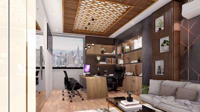 Ceiling, Furniture, Table, Living Designs by Architect Archin Design Studio, Faridabad | Kolo