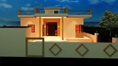 Exterior, Lighting Designs by Contractor Rohitash Nemiwal, Sikar | Kolo