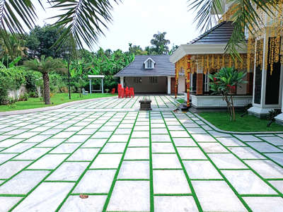 Exterior, Flooring Designs by Civil Engineer Anoop  V, Alappuzha | Kolo