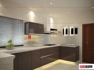 Ceiling, Lighting, Kitchen, Storage Designs by Architect morrow home designs , Thiruvananthapuram | Kolo