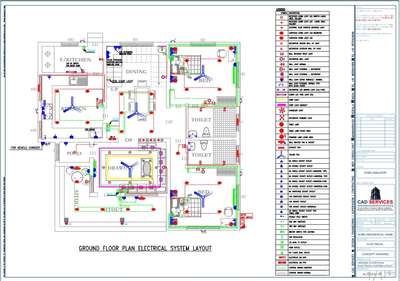 Plans Designs by Electric Works MEP-ELECTRICAL ENGINEER, Palakkad | Kolo