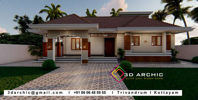 Exterior Designs by Architect 3D ARCHIC  DESIGNERS   🏙️, Thiruvananthapuram | Kolo