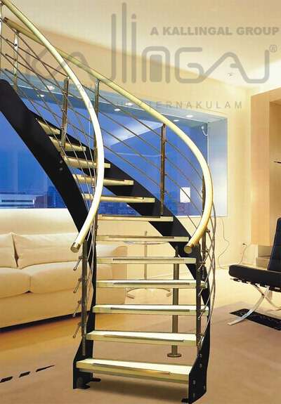 Staircase Designs by Fabrication & Welding Davis Kallingal , Ernakulam | Kolo