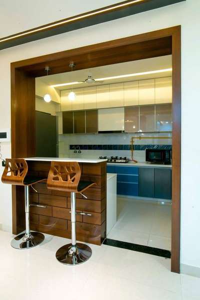 Kitchen, Lighting, Storage Designs by Contractor Danish Khan, Gurugram | Kolo