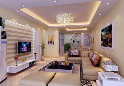 Ceiling, Furniture, Lighting, Living, Storage, Table Designs by Architect Architect  Shubham Tiwari, Meerut | Kolo