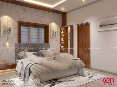 Bedroom, Furniture, Lighting, Storage, Wall Designs by Architect Anulashin Ka, Malappuram | Kolo