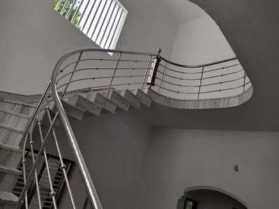Staircase Designs by Contractor Saneesh Pacheni, Kannur | Kolo