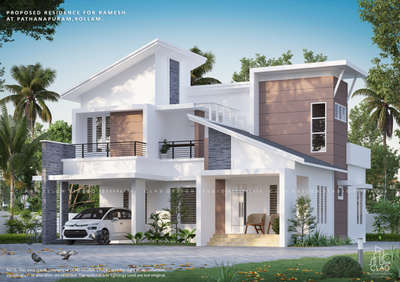 Exterior Designs by Architect CLAD DESIGN STUDIO, Malappuram | Kolo