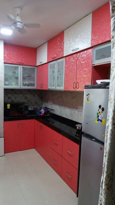 Kitchen, Storage Designs by Contractor shoaib Saifi, Gautam Buddh Nagar | Kolo
