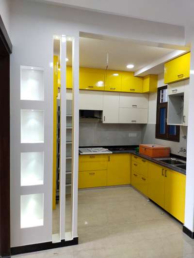 Kitchen, Storage Designs by Contractor Javid Saifi, Bulandshahr | Kolo