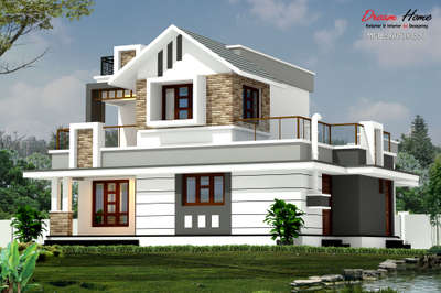 Exterior Designs by 3D & CAD Sajeev Saji, Palakkad | Kolo