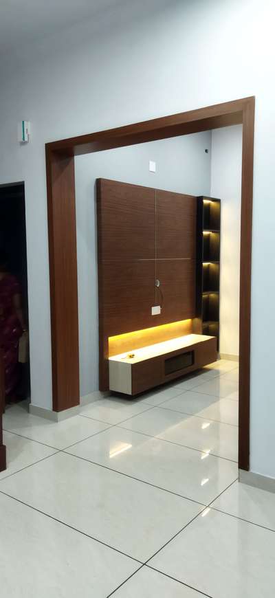 Living, Storage, Lighting, Flooring Designs by Interior Designer Ratheesh Balan, Thrissur | Kolo