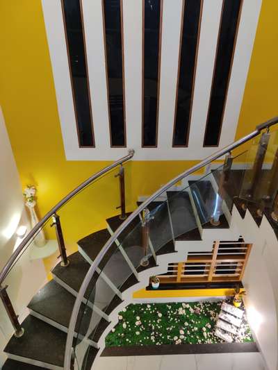Staircase Designs by Civil Engineer Sirin Basheer, Alappuzha | Kolo