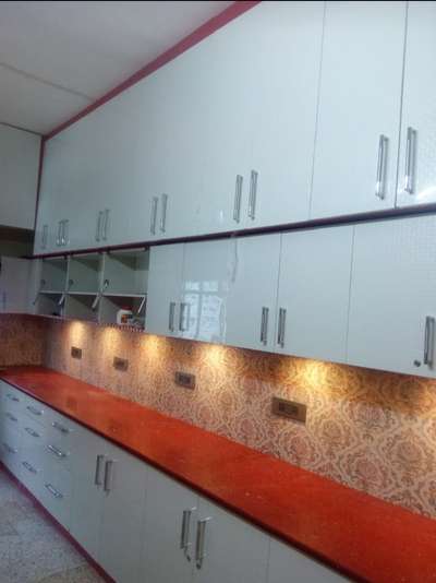 Kitchen, Lighting, Storage Designs by Interior Designer Dharmendra Vishwakarma, Bhopal | Kolo