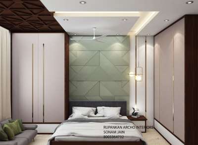 Ceiling, Furniture, Storage, Bedroom, Wall Designs by 3D & CAD sonam jain jain, Jaipur | Kolo