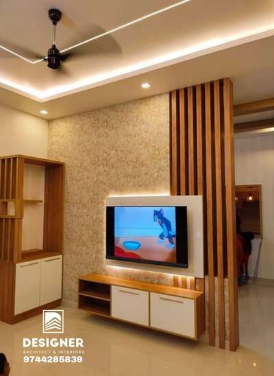 Lighting, Living, Storage, Ceiling Designs by Interior Designer Designer Interior, Malappuram | Kolo