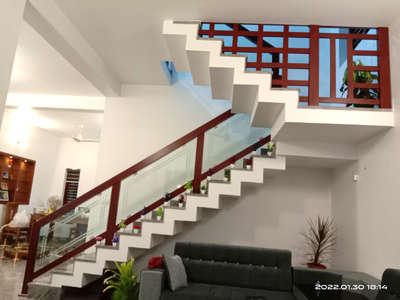 Staircase Designs by Carpenter Shibuk Shibu, Kozhikode | Kolo