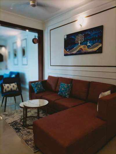 Furniture, Lighting, Living, Table, Wall Designs by Interior Designer JBR  INTERIORS, Ernakulam | Kolo