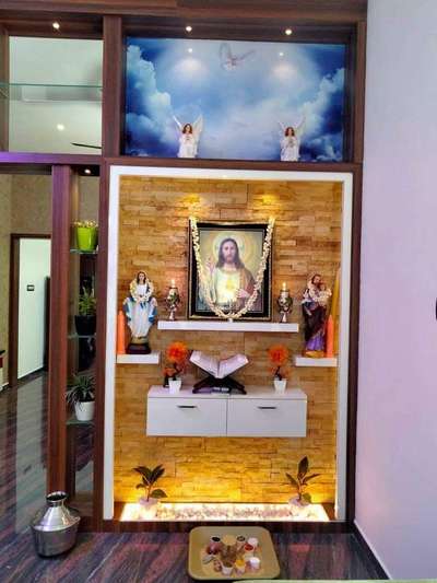 Prayer Room Designs by Carpenter Thomas Tony, Ernakulam | Kolo