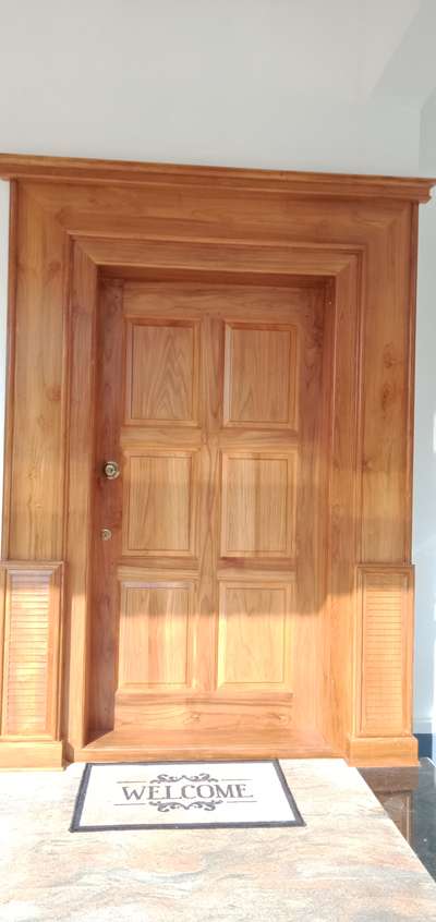 Door Designs by Carpenter Rajesh Acharya, Kottayam | Kolo