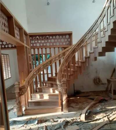 Staircase Designs by Contractor Nadha Construction, Thiruvananthapuram | Kolo