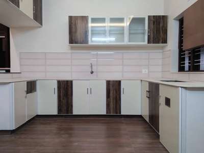 Kitchen, Flooring, Storage Designs by Interior Designer Satheesh v, Kottayam | Kolo