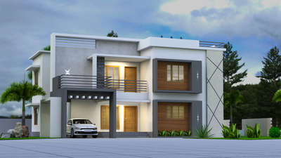 Exterior Designs by Civil Engineer NidheshK Nidhi, Kannur | Kolo