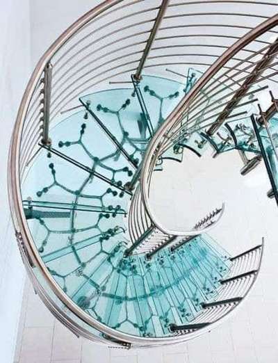 Staircase Designs by Contractor Imran Saifi, Ghaziabad | Kolo