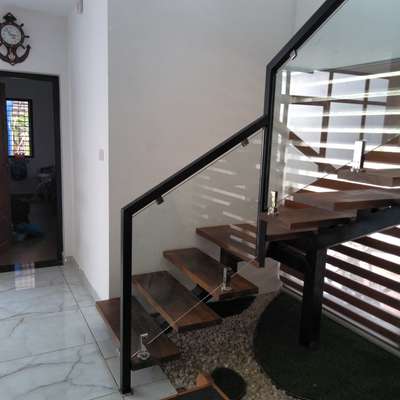 Staircase Designs by Fabrication & Welding Sunil Rajendran, Kollam | Kolo