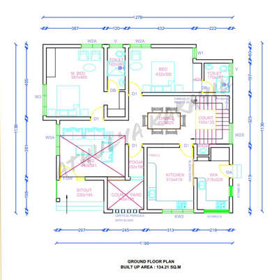 Plans Designs by Civil Engineer ATHULYA  KARAYIL, Thrissur | Kolo