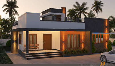 Exterior, Lighting Designs by 3D & CAD Shabin Shaji, Kottayam | Kolo