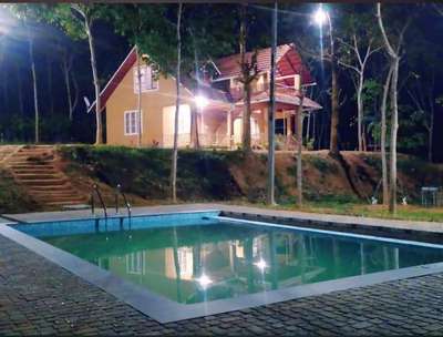 Outdoor, Exterior Designs by Swimming Pool Work sanjai sanjai, Kozhikode | Kolo