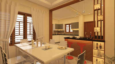 Furniture, Dining, Table Designs by 3D & CAD Akash Designer , Kottayam | Kolo