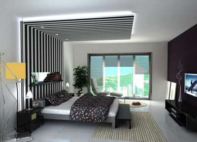 Ceiling, Furniture, Storage, Bedroom, Wall Designs by Contractor Coluar Decoretar Sharma Painter Indore, Indore | Kolo
